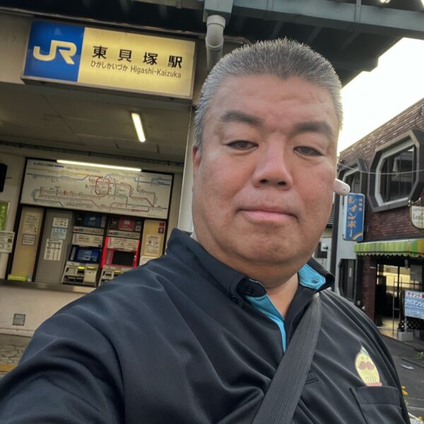 2023.8.3　JR東貝塚駅で朝のご挨拶