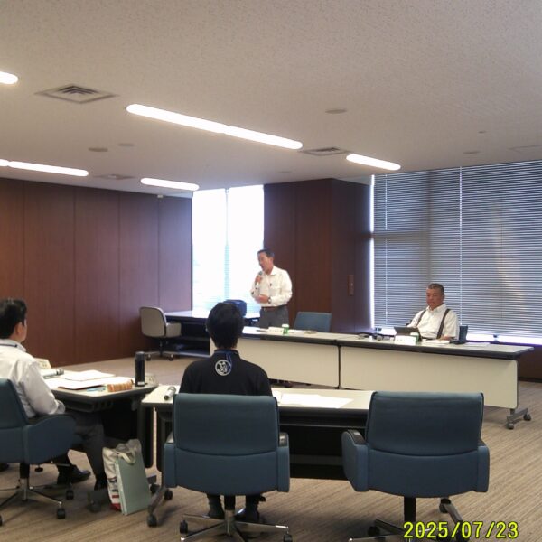 2025.7.23　大分県佐伯市で「保育料完全無償化」についてレクチャーを受けました。