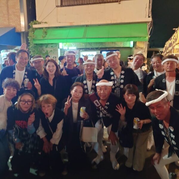 2025.10.11　麻生郷地車祭り宵宮の夜　同級生たちが集合