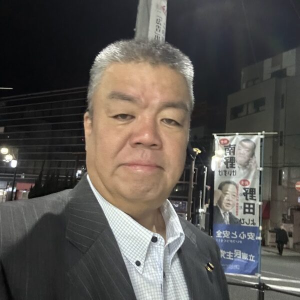 2025.10.28　南海貝塚駅西口北側で朝のご挨拶